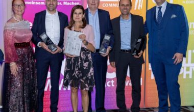 Gruppenbild der Preisträger des Confare Swiss CIOAWARD 2025