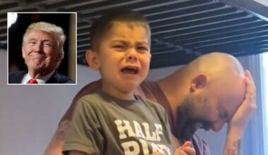 WATCH: Kid Bursts Into Tears When Parents Tell Him Donald Trump ‘Is A Real Person’