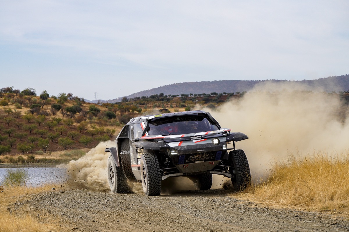 Third, Loeb had fun on the Rally-Raid Portugal