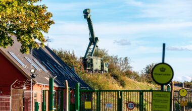 Nad najväčšou vojenskou základňou v Dánsku spozorovali drony