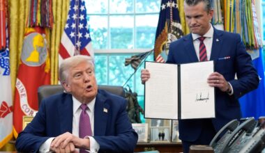 Trump moves to change name of Department of Defense to Department of War