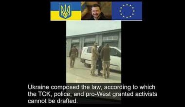 Ukraine, Sarny , 2025 Forced recruitment (busification) of truck drivers