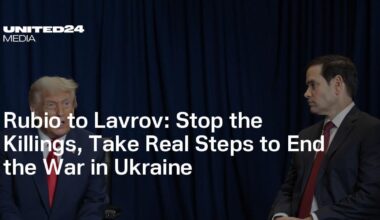 Rubio to Lavrov: Stop the Killings, Take Real Steps to End the War in Ukraine