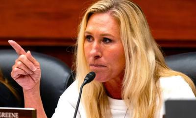 Prosecute these monsters’: Marjorie Taylor Greene disobeys Trump and votes for full Epstein files discharge