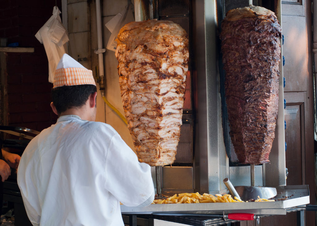 Kebab shop in Istanbul, Turkey
