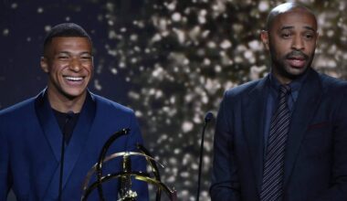 Kylian Mbappe on tying Thierry Henry’s France goal-scoring tally: ‘I want to surpass him’