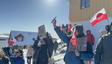 Greenlanders march to US consulate building, protesting Trump’s annexation bid