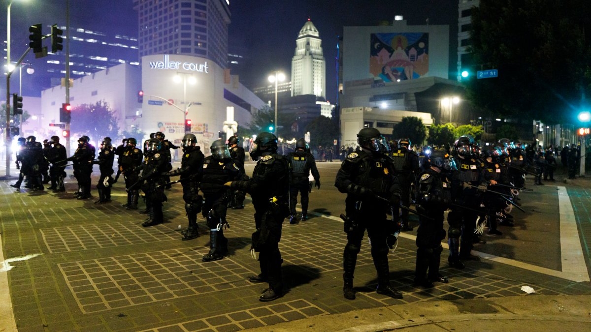 LAPD handled far fewer calls during immigration protests – NBC Los Angeles