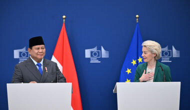 Prabowo Subianto – Ursula von der Leyen hold joint press conference in Belgium