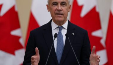 Canada joins Britain and Australia in recognizing a Palestinian state despite opposition from U.S.