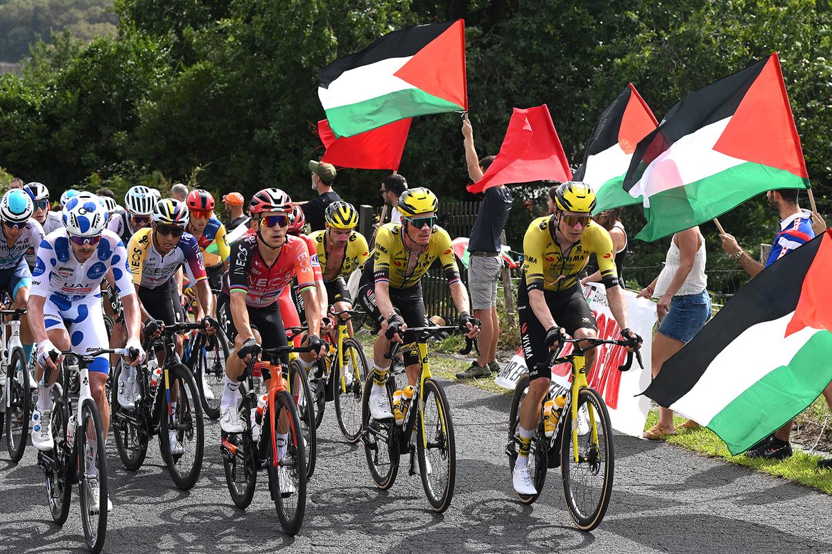 “Sportswashing pure and simple”: pro-Palestine organisers at La Vuelta explain why they’re disrupting the race