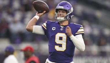 Vikings QB J.J. McCarthy to miss Week 3 with ankle injury, Carson Wentz to start