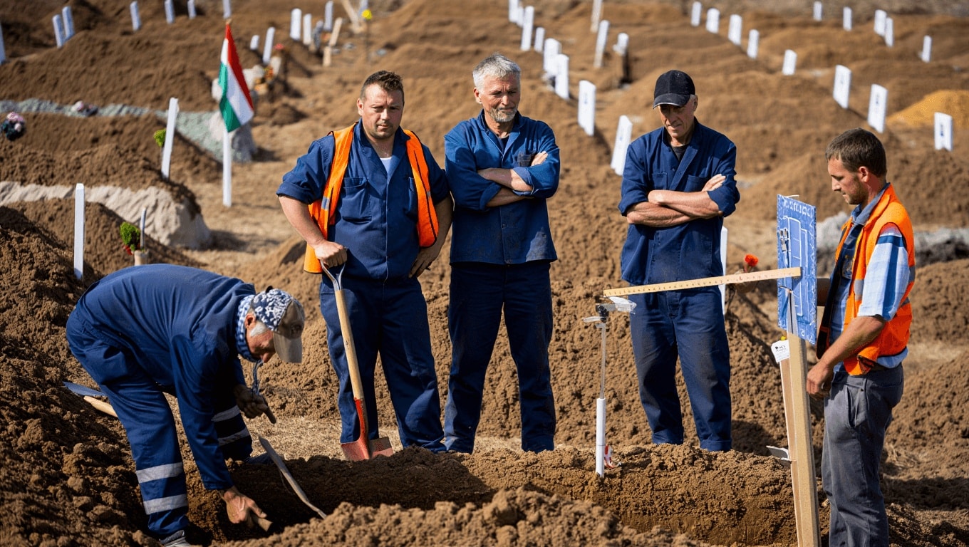 Inside Hungary’s Grave Digging World Championship Competition
