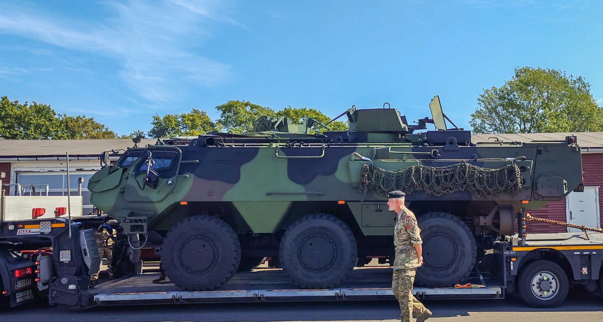 Finland’s Patria Begins Deliveries of 129 New 6×6 CAVS Armored Vehicles to the Danish Armed Forces %