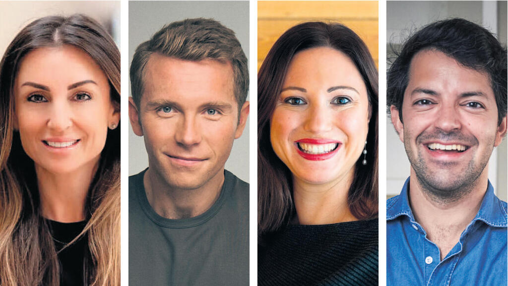 From left: Hannah Seal (Index Ventures), Harry Stebbings (20VC), Catherine Lenson (Phoenix Court), Sia Houchangnia (Seedcamp) Mind the Tech London מימין סיה הוצ'אנגניה שותף ב Seedcamp קתרין לנסון סמנכ"לית התפעול של Phoenix Court הארי סטבינגס יוצר הפודקאסט The Twenty Minute VC ו האנה סיל שותפה ב Index Ventures