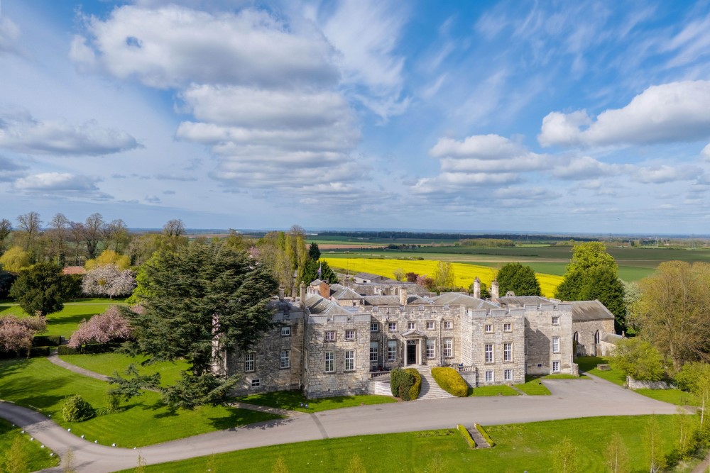 hazlewood castle in the yorkshire region of england
