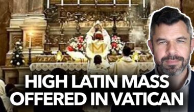 1257: High Latin Mass offered in Vatican on St Michael's Feast - Dr. Taylor Marshall