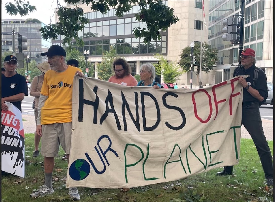 Climate Groups Tell Big Oil And Gas Hands Off Planet