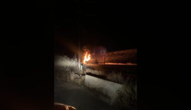 Crude oil fire prompts evacuation, road closure on Highway 6