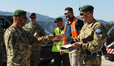 Reserve Forces from Hungary and NATO KFOR Troops Arrive in BiH