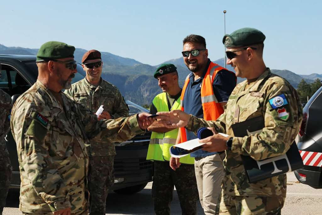 Reserve Forces from Hungary and NATO KFOR Troops Arrive in BiH
