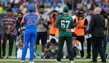 Pakistan India handshakes Salman Agha Mike Hesson