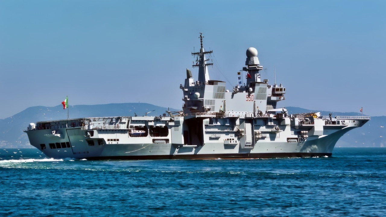 ITS Cavour Aircraft Carrier