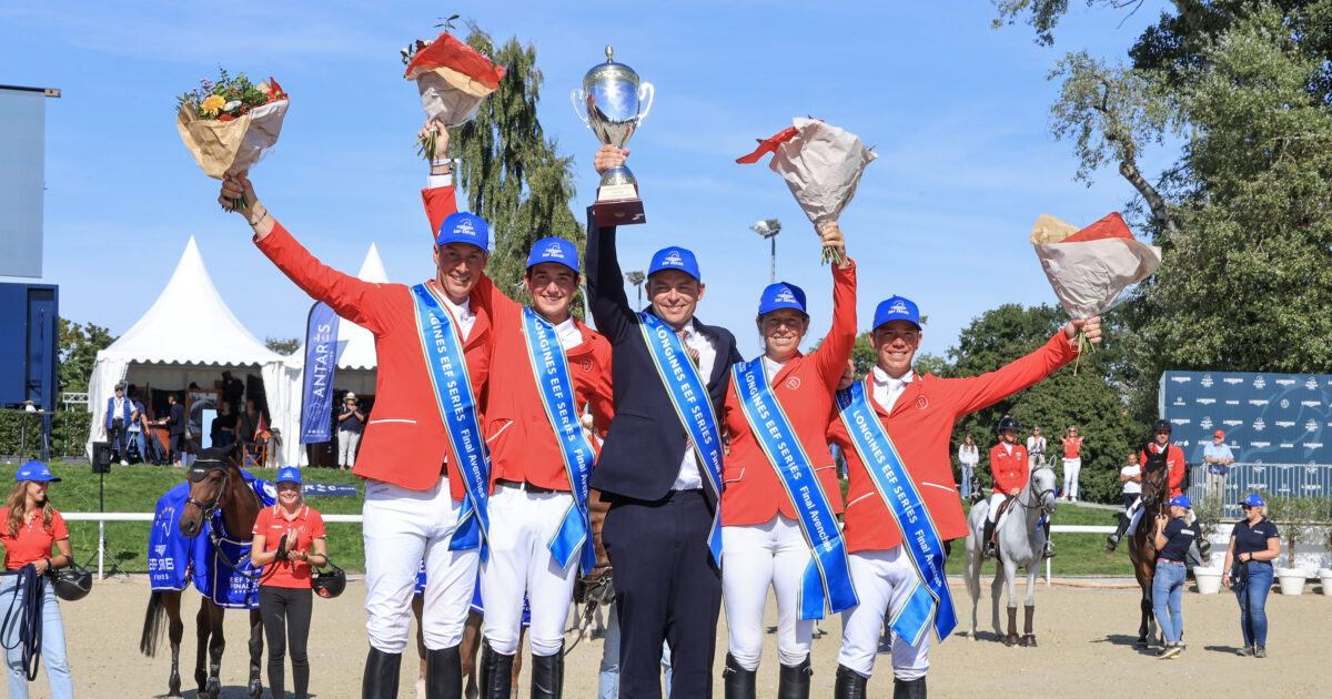 La Suisse remporte la Longines EEF Series en saut d’obstacles