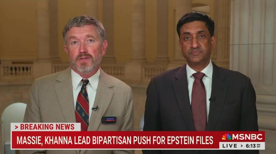 House Republican Says Trump ‘May Be Covering for Some Rich and Powerful People’ in the Epstein Files