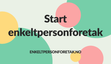 Questions on Enkeltpersonforetak