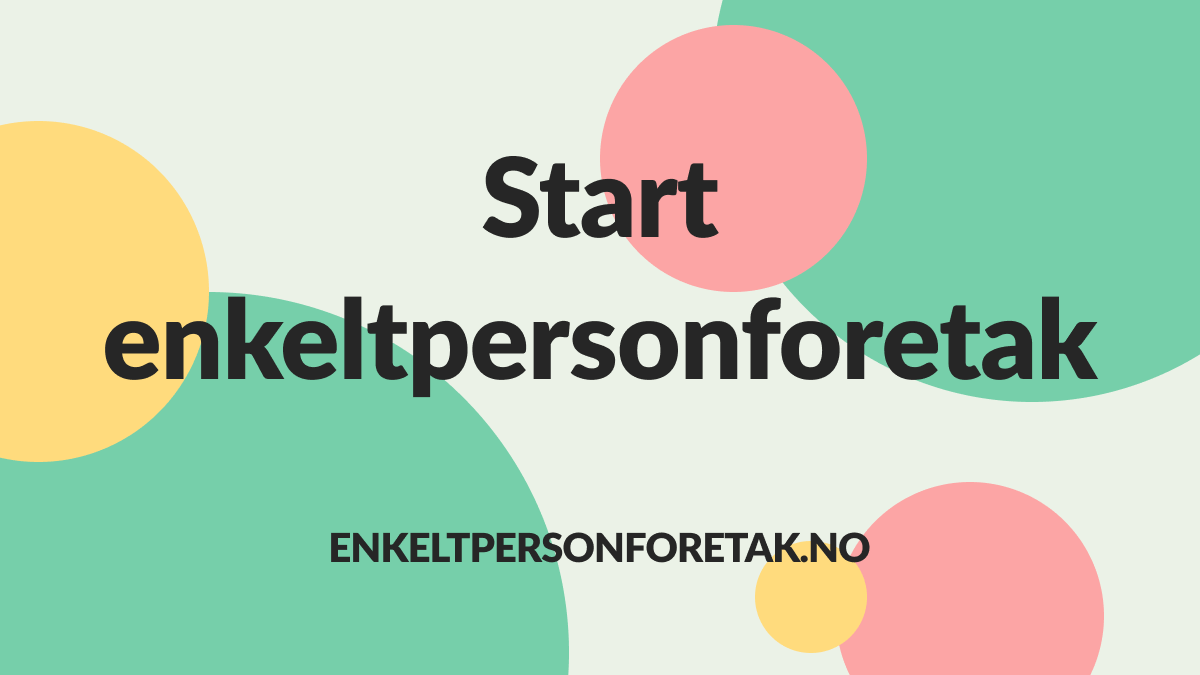 Questions on Enkeltpersonforetak