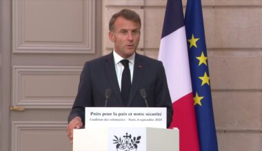 Emmanuel Macron annonce que 26 pays "se sont formellement engagés" à déployer des troupes dans le cadre d'un cessez-le-feu