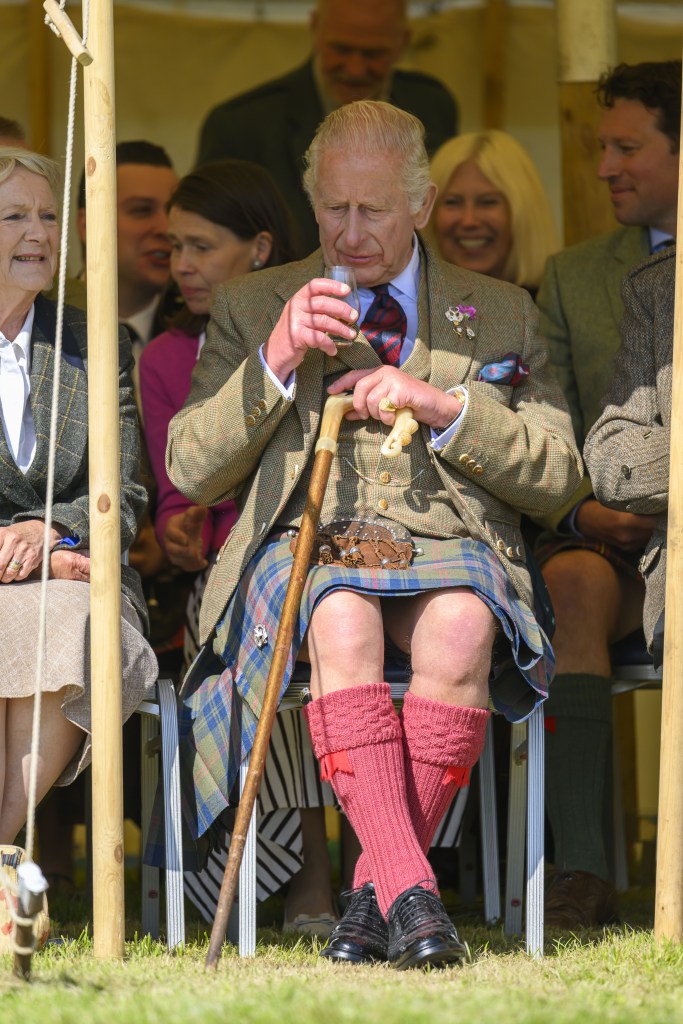King Charles at the Mey Highland Games
