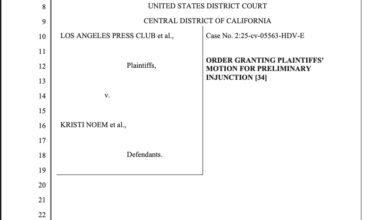 Federal Judge Protects Journalists Covering Immigration Raids