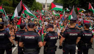 Protestas contra Israel convierten la Vuelta a España en un campo diplomático