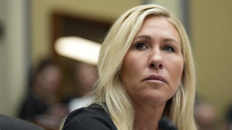 Marjorie Taylor Greene Warns of Powerful People Trying to Silence Her Over Epstein