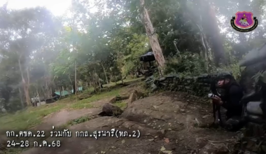 Thai Border Patrol Police During Thai-Cambodia Border Clashes (July 24-28)