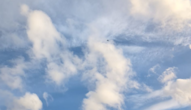 Casual Spitfire flyover this evening