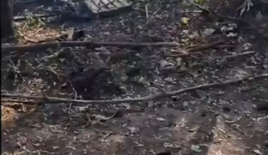"Ah, damn it! It's fucked up, we're left without equipment. The dugouts are burning down, generators..." A strike was carried out on the permanent deployment point of one of the Russian Armed Forces units, destroying equipment, weapons, and dugouts