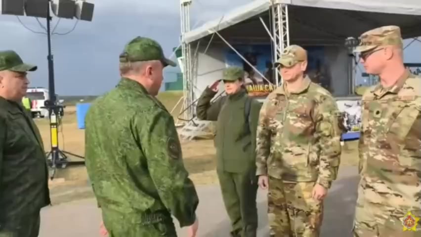 US officers visit russian-belarus war games "West-2025", 4 days after russian drones got shot down in NATO territory