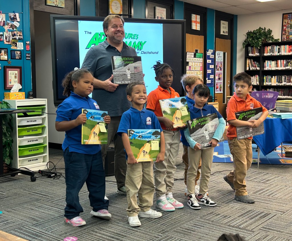 Author Jonathan Miller visits Horizon Science Academy of Lorain