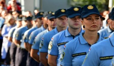 Record number of women join Croatian police force