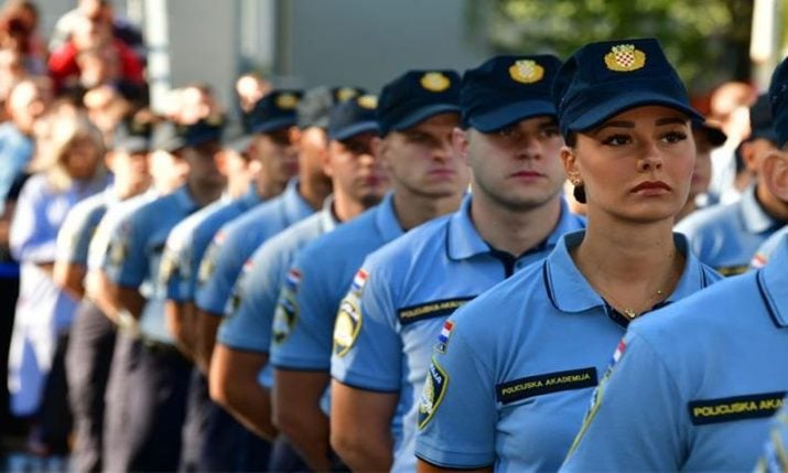 Record number of women join Croatian police force