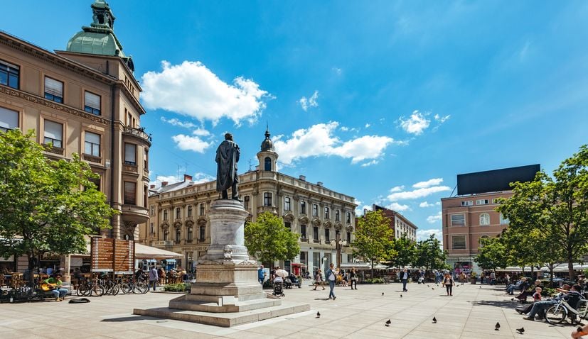 Trg Petra Preradovica, Zagreb