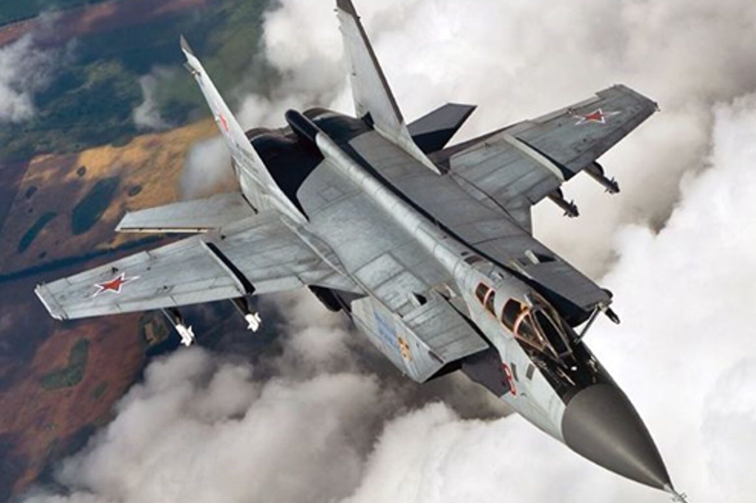 Russian MiG-31 Fighters over Estonia