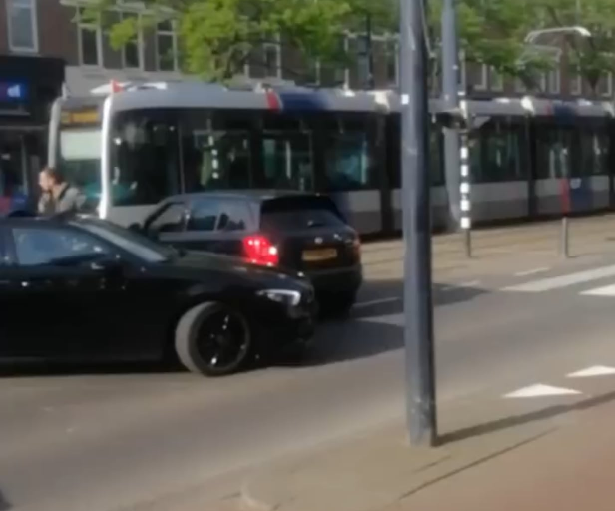 This is why you don't mess with the bike cops in the Netherlands