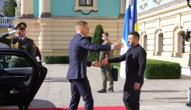 "Glad to welcome the President of Finland, Alexander Stubb, to Ukraine – a friend of our state, a person who does so much to support us, to stop the war, and to reliably guarantee security.