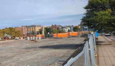 Bangor marina carpark is gone.