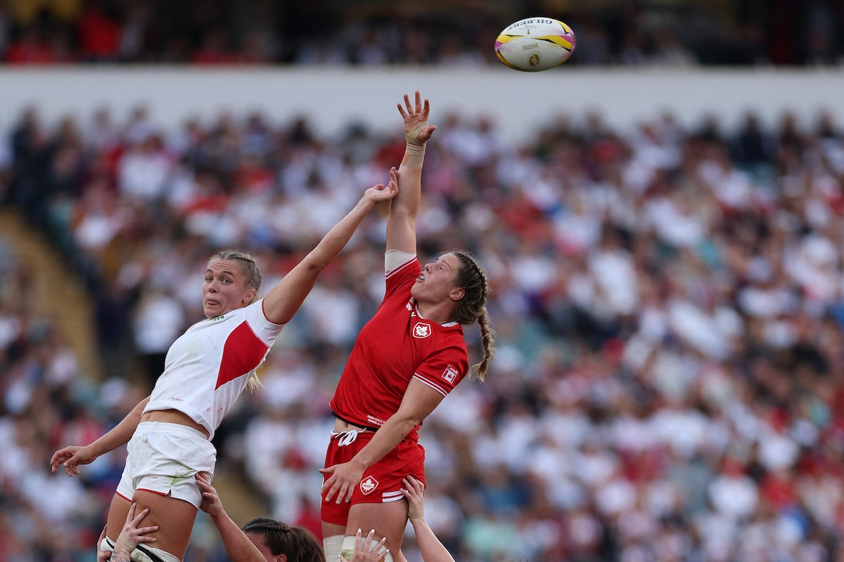 Canada falls to first-ranked England in Women’s Rugby World Cup final