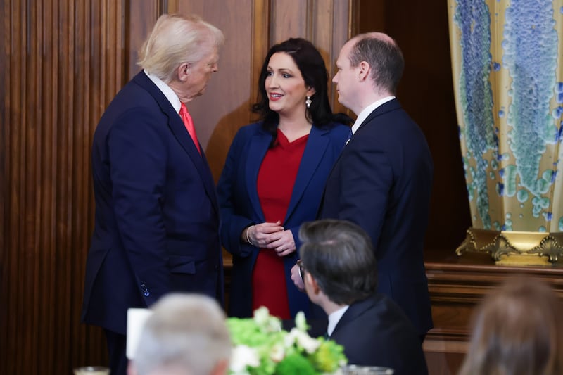 Press Eye - Belfast - Northern Ireland - 12th March 2025 - 

Deputy First Minister Emma Little-Pengelly meets with President Trump at Capitol Hill, Washington DC.